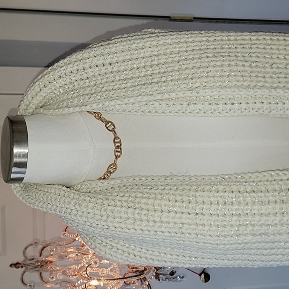 J.Crew Metallic Thread Chunky Infinity Scarf - Picture 4 of 17